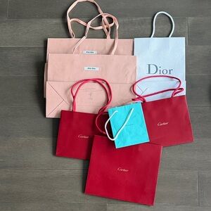 Designer shopping bags